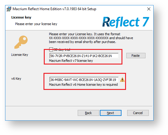 macrium reflect v6 to backup network drives